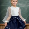 Блузка школьная с длинным рукавом - №13