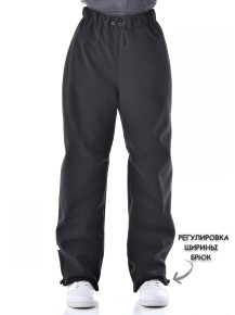 Брюки прямые SoftShell - MD-230011\черный